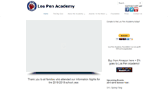 Desktop Screenshot of lospenacademy.org